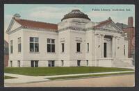 Postcard of Public Library in Anderson, Indiana, United States of America, KOOPM 11751