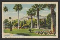 Postcard of Carnegie Public Library in Tucson, Arizona, United States of America, KOOPM 10507