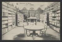 Postcard of Seminaire de Namur - Bibliothèque (interior) in Namur, Belgium, KOOPM 01030