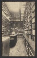 Postcard of Maison des Redemptoristes - Bibliothèque (interior) in Mons, Belgium, KOOPM 01023