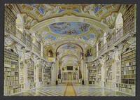 Postcard of Stift (Abbey) Library (interior) in Admont, Austria, KOOPM 00157