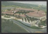 Postcard of Ronald Reagan Presidential Library in Simi Valley, California, United States of America, KOOPM 10810