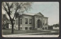 Postcard of Carnegie Library in Indianola, Iowa, United States of America, KOOPM 12219