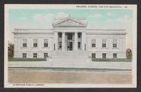 Postcard of Albertson Public Library in Orlando, Florida, United States of America, KOOPM 11275