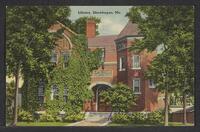 Postcard of Public Library in Skowhegan, Maine, United States of America, KOOPM 12838