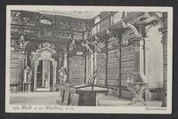 Postcard of Benediktinerstift Library in Melk, Austria, KOOPM 00275