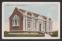 Postcard of Public Library (old) in Saint Petersburg, Florida, United States of America, KOOPM 11289
