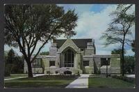 Postcard of Northern Illinois State Teachers College - Swen Parson Library in De Kalb, Illinois, United States of America, KOOPM 11604