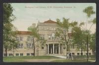 Postcard of Northwestern University - Orrington Lunt Library in Evanston, Illinois, United States of America, KOOPM 11637