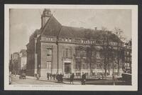 Postcard of Municipal Library (old) in Rotterdam, KOOPM 6660