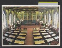 Postcard of Public Library (former Provinciehuis) (interior) in Zwolle, KOOPM 6876