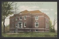 Postcard of Carnegie Library in Mount Vernon, Illinois, United States of America, KOOPM 11681