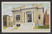 Postcard of Carnegie Public Library in Alexandria, Indiana, United States of America, KOOPM 11746