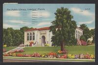 Postcard of Public Library (old) in Lakeland, Florida, United States of America, KOOPM 11254