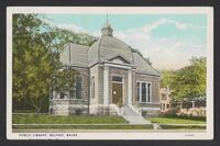 Postcard of Public Library in Belfast, Maine, United States of America, KOOPM 12541