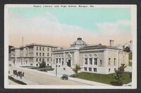 Postcard of Public Library in Bangor, Maine, United States of America, KOOPM 12501