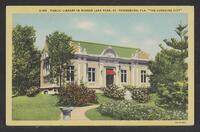 Postcard of Public Library (old) in Saint Petersburg, Florida, United States of America, KOOPM 11288