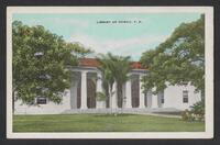 Postcard of Library of Hawaii in Honolulu, Hawaii, United States of America, KOOPM 11468
