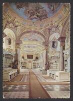 Postcard of Stift (Abbey) Library (interior) in Admont, Austria, KOOPM 00162