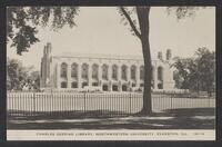 Postcard of Northwestern University - Charles Deering Library in Evanston, Illinois, United States of America, KOOPM 11629