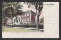 Postcard of Carnegie Library in Freeport, Illinois, United States of America, KOOPM 11643
