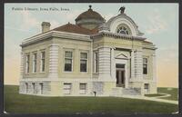 Postcard of Public Library in Iowa Falls, Iowa, United States of America, KOOPM 12224