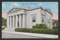 Postcard of Carnegie Library in Muncie, Indiana, United States of America, KOOPM 11999