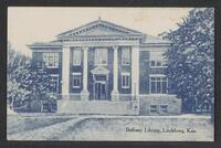 Postcard of Bethany Library in Lindsborg, Kansas, United States of America, KOOPM 12372