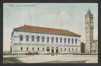 Postcard of Public Library in Boston, Massachusetts, United States of America, KOOPM 13069