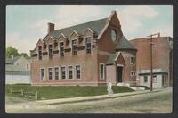 Postcard of Public Library in Gardiner, Maine, United States of America, KOOPM 12647