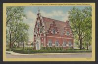 Postcard of Zwaanendael House (Public Library) in Lewes, Delaware, United States of America, KOOPM 11198