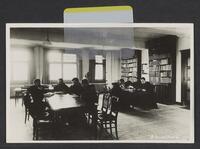 Postcard of Sint Ursula - Library (interior) in Boxtel, KOOPM 6191