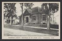 Postcard of Public Library in Thompson, Connecticut, United States of America, KOOPM 11154