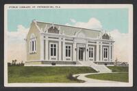 Postcard of Public Library (old) in Saint Petersburg, Florida, United States of America, KOOPM 11286