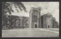 Postcard of Ball State Teachers' College Library in Muncie, Indiana, United States of America, KOOPM 12003