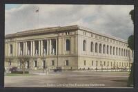 Postcard of Public Library in San Francisco, California, United States of America, KOOPM 10740