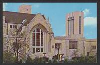 Postcard of Northern Illinois State Teachers College - Swen Parson Library in De Kalb, Illinois, United States of America, KOOPM 11606
