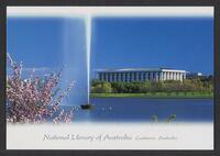 Postcard of National Library in Canberra, Australia, KOOPM 00078
