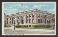 Postcard of Public Library in Council Bluffs, Iowa, United States of America, KOOPM 12177