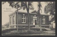 Postcard of Curtis Memorial Library in Brunswick, Maine, United States of America, KOOPM 12564