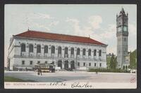 Postcard of Public Library in Boston, Massachusetts, United States of America, KOOPM 13096