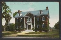 Postcard of Memorial Library in Fairfield, Connecticut, United States of America, KOOPM 10935