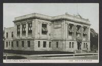 Postcard of Lincoln Library in Springfield, Illinois, United States of America, KOOPM 11713