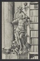 Postcard of Stift (Abbey) Library (interior) in Admont, Austria, KOOPM 00171