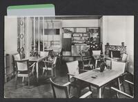 Postcard of C.J. van Liendenhuis - Reading room (interior) in Nunspeet, KOOPM 6627