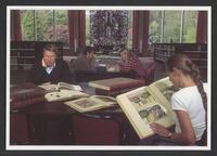 Postcard of University Library (interior) in Nijmegen, KOOPM 6605