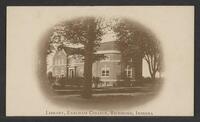 Postcard of Earlham College Library in Richmond, Indiana, United States of America, KOOPM 12056