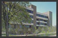 Postcard of Oakland City College Library in Oakland City, Indiana, United States of America, KOOPM 12034