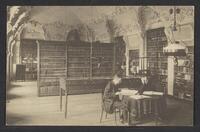 Postcard of Rolduc Seminary Library (interior) in Kerkrade, KOOPM 6497